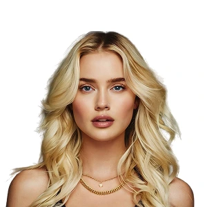 Woman with blonde hair