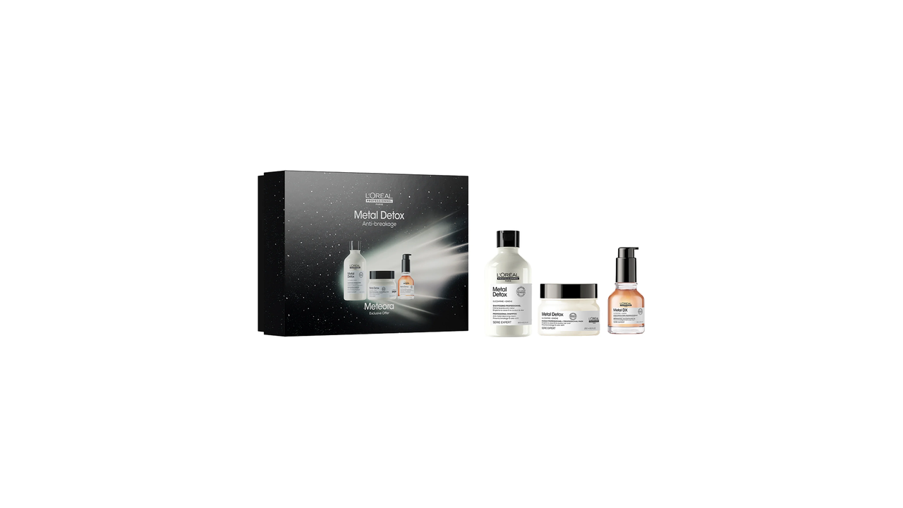 L'Oréal Professionnel Metal Detox Hair Care Set Trio - for Fragile and Damaged Hair