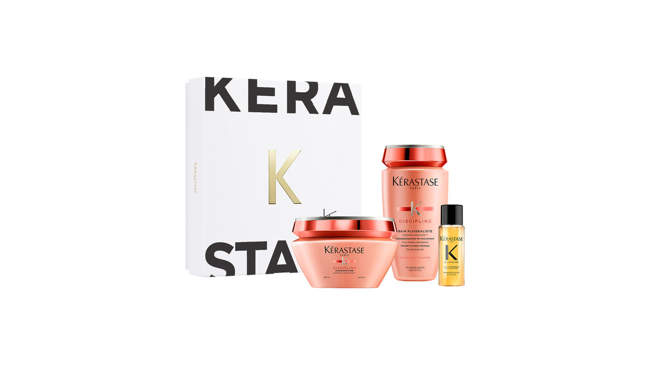 Kérastase Discipline With Love Holiday Gift Set 250 ml & 200 ml & 15 ml