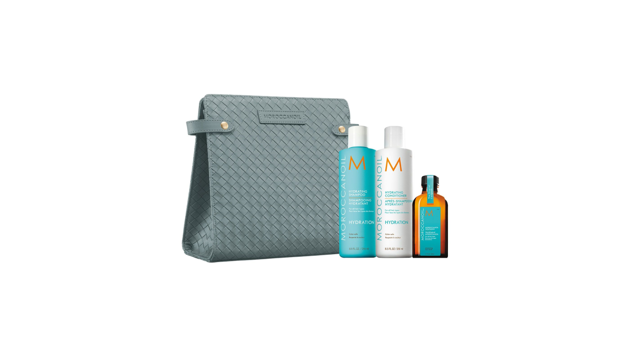 Moroccanoil Hydration Treatment 50 ml & Shampoo 250 ml & Conditioner 250ml & Pouch 2025