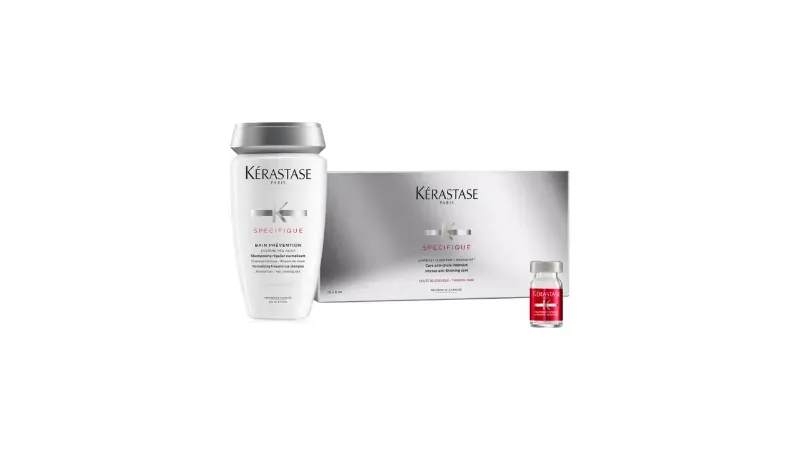 Kerastase Specifique Aminexil Anti-Chute Ampoules 10 x 6 ml With Gift Shampoo 250ml