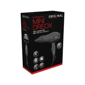 Original Best Buy Dreox Mini Professional Travel Hair Dryer Black 1100 W