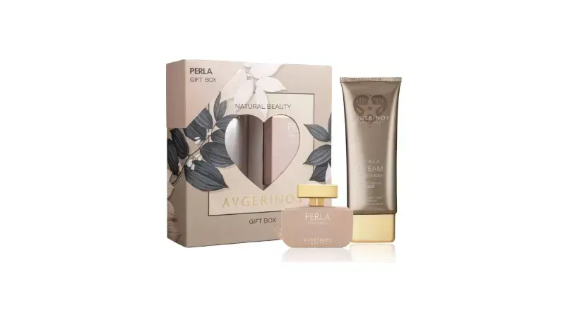 Avgerinos Cosmetics Perla Gift Box Floral 200 ml & 50 ml - Image 5