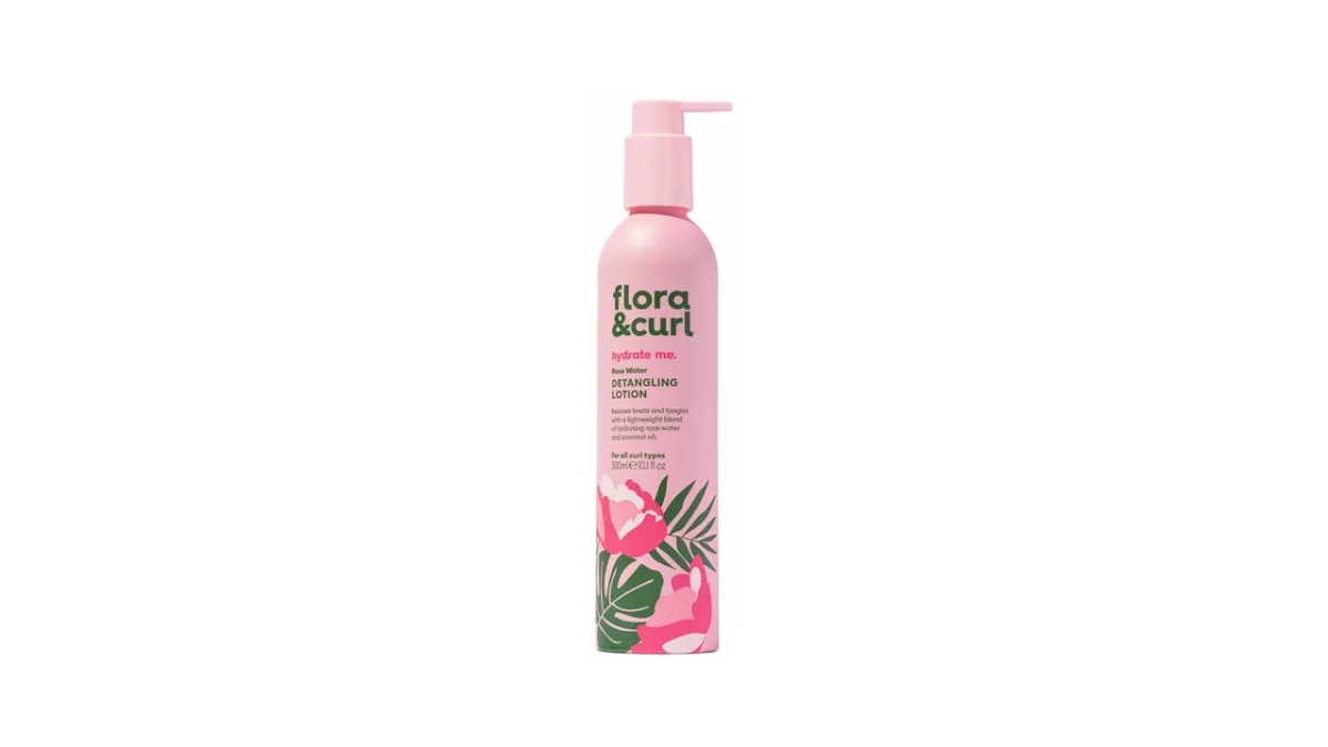 Flora & Curl Hydrating Detangling Lotion Rose Water 300 ml